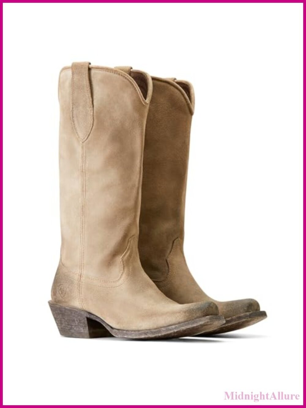 Western Boots Hand Nailed Veg Tan Leather Sole Goodyear Welt ATS Support